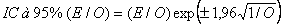 Afin d'évaluer le rapport entre les taux de récidive prévu et observé (<em>calibration</em>, ou risque absolu), nous avons utilisé l'indice E/O (Gail et Pfeiffer, 2005; Rockhill, Byrne, Rosner, Louie et Colditz, 2003). Dans la présente étude, l'indice E/O est défini comme le rapport du nombre prévu de récidivistes (E) au nombre observé de récidivistes (O) (méthode M0 de Viallon, Ragusa, Chavel-Chapelon et Bénichou, 2009). Bien qu'il existe des estimateurs plus complexes de l'indice E/O, l'estimateur défini ci-dessus est non biaisé lorsqu'il repose sur un ensemble complet de données de suivi (on a examiné la récidive pour des périodes de suivi fixes de 5 ans, et on a calculé les taux de récidive prévus au moyen de la régression logistique). S'inspirant de Rockhill et coll. (2003), on a calculé les intervalles de confiance à 95 % de l'indice E/O au moyen de la variance de la loi de Poisson pour le logarithme du nombre observé de cas (O)