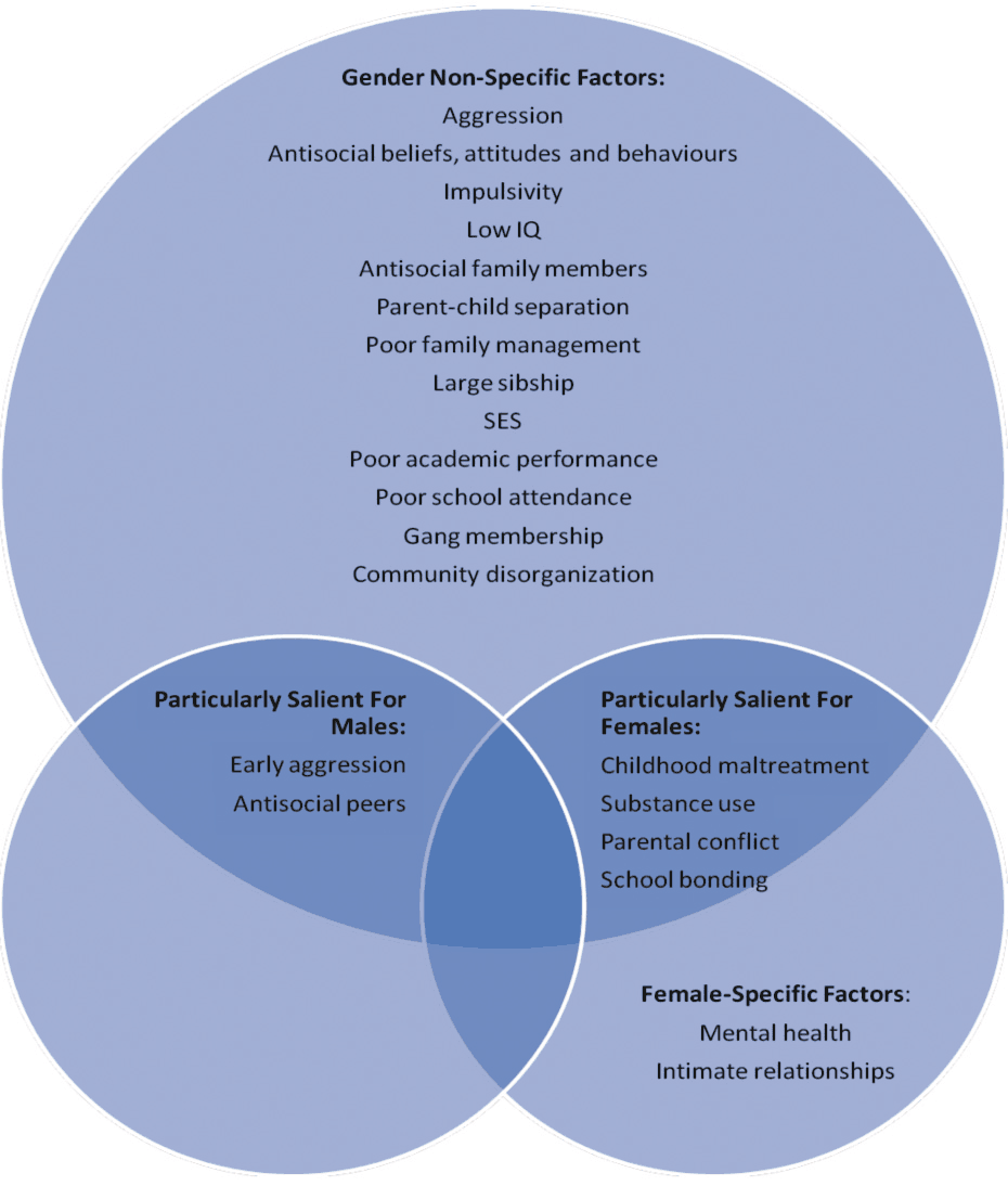 Figure 1 &ndash; Gender-specific and Gender Non-specific Risk Factors