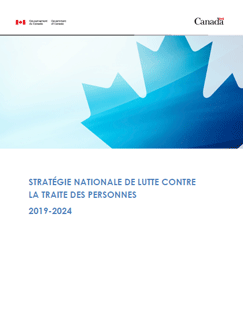 Photo de la couverture de la Stratégie nationale de lutte contre la traite des personnes
