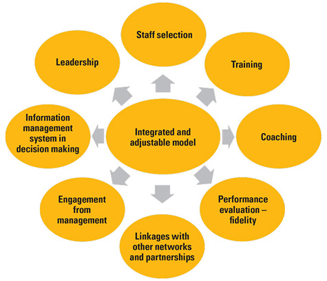 This chart illustrates the implementation drivers.